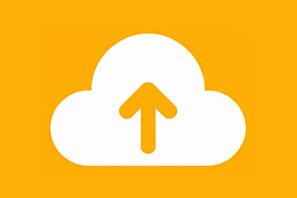Cloud upload icon representing secure backup and preservation of data for recovery and retention.
