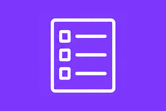Clipboard icon representing the collection of data from forms, surveys, interviews, or observations.
