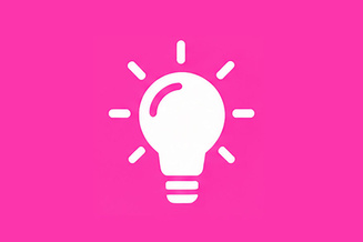Light bulb icon representing the creation or generation of new data and ideas.